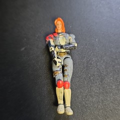 Hasbro 2003 Action Figure Gray Red Yellow Black Plastic Articulated Toy