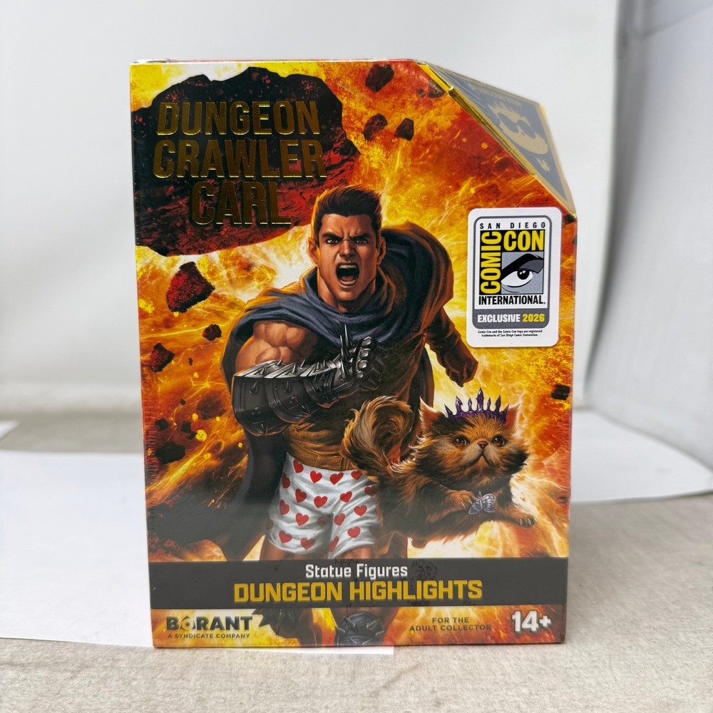 2026 SDCC Exclusive Dungeon Crawler Carl Dungeon Highlights Figure In Stock