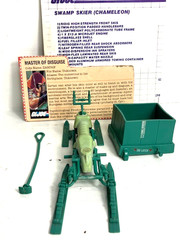 GI Joe 1984 Zartan V1 Complete + Chameleon Swamp Skier 100% File Card Blueprints