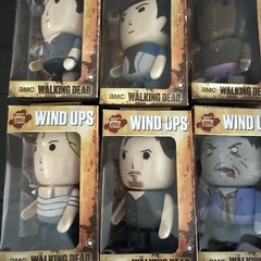 2013 Bulls I Toy AMC The Walking Dead Wind Ups, Complete Set of 7 New W/ Display