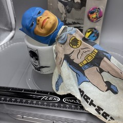 1966 Batman Lot 1 Westfield Mug Plus Hand Puppet Ideal Vintage Adam West