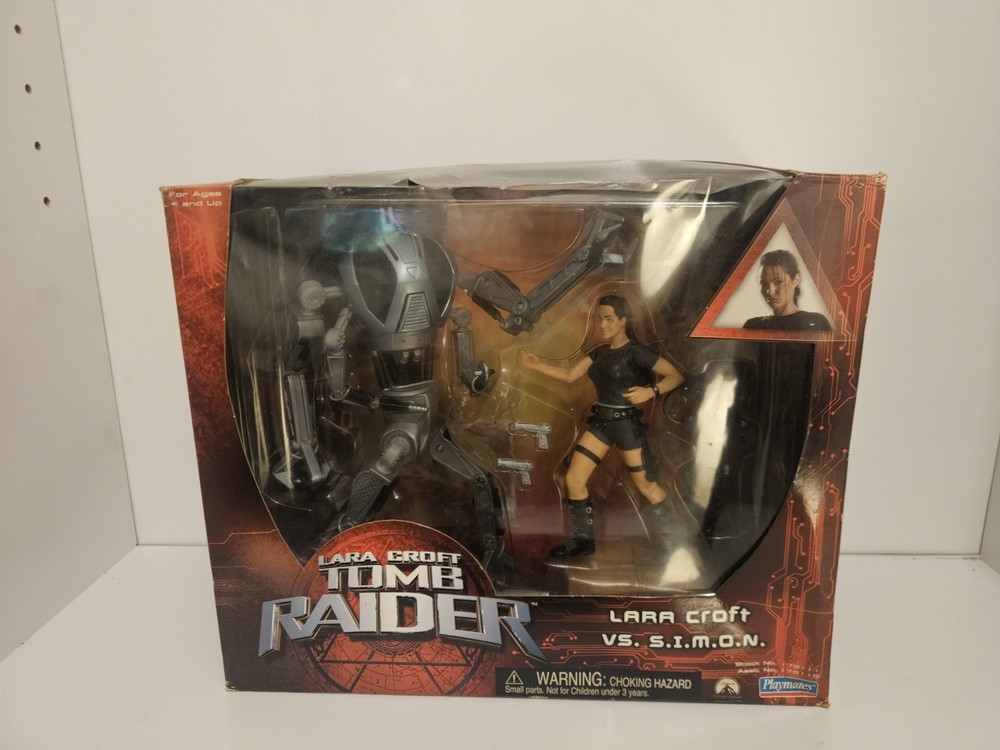 Lara Croft Tomb Raider Lara Vs. SIMON 2001 Playmates Sealed Angelina Jolie