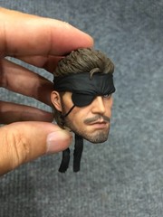 1/6 Hot Toys VGM15 Metal Gear Solid 3 Snake Head Sculpt for Action Figure
