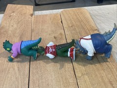Vintage 1991 Jim Henson Dinosaurs TV Show Action Figures Complete Set 6 Hasbro