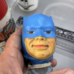 1966 Batman Lot 1 Westfield Mug Plus Hand Puppet Ideal Vintage Adam West