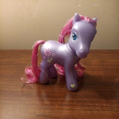 Vintage My Little Pony Petal Blossom G3 Super Long Tinsel Hair 2002 Hasbro