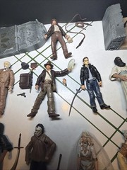 Indiana Jones 2008 Figure 3.75 Scale Lot of 22 With Accessories Hasbro