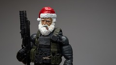 Custom Painted SMOKING SANTA HEAD 1:12 6″ Classified/ Legend Compatible