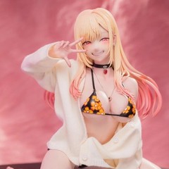 Anime Figure Inspired by Kitagawa Swimsuit 30cm PVC Model Doll Two Heads Display