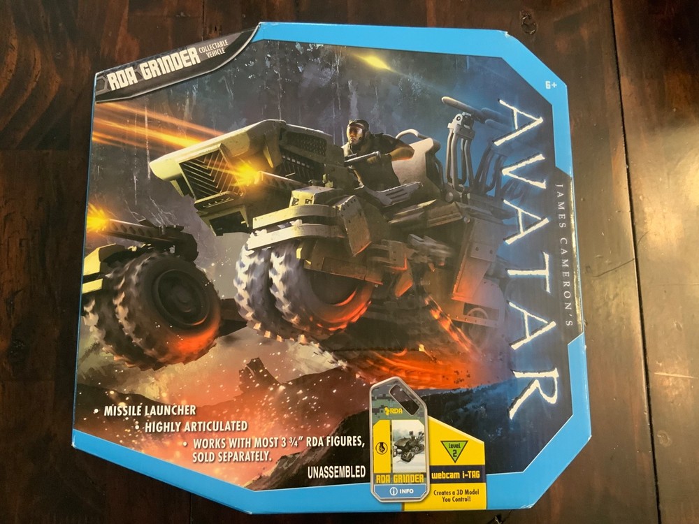 Mattel Avatar RDA Grinder Collectable Vehicle Level 2 Webcam I-TAG 2009 NEW