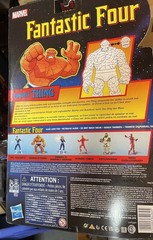 MARVEL LEGENDS THE THING FIGURE MOC VHTF RETRO CARDED THE THING FIGURE F4.