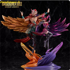Official LoL League of Legends Rakan / XAYAH 1/7 Statue Figure Model Toy Collect