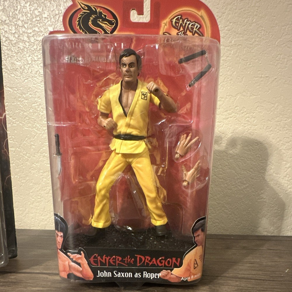 Enter the Dragon Roper (John Saxon) Boxed Action Figure w/ Sword & Hands
