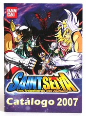 2007 Bandai SAINT SEIYA Myth Cloth 5″ SPANISH BOOKLET-CATALOG 22 Pages VHTF!!!