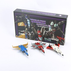 Transformers G1 Thrust Dirge Ramjet 3x Action Figures Flight Team Set Toys Box