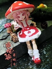 Mogo Bloom Mushroom 14.2cm/5.5In Bjd Doll Dressable Action Figure Toy Gift Hot