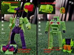 For SS86 Devastator Combination Team Members Upgrade Kit QQT PLA 3D Printing