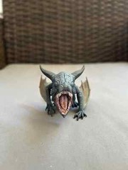 Chibi Monster Dragon ,3d printed figure painted, Monster Villian