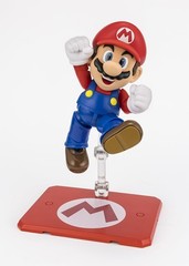 S.H.Figuarts Super Mario Mario Action Figure Bandai 100mm ABS PVC