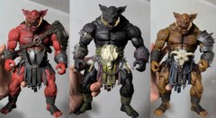 9in Xesray Studios Fit Only Head Combatants Fight For Glory Pig Red Yellow BLACK