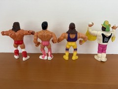 WWF Hasbro 31 Loose Figures Lot Adam Bomb Ludvig Borga Owen Hart Doink And More