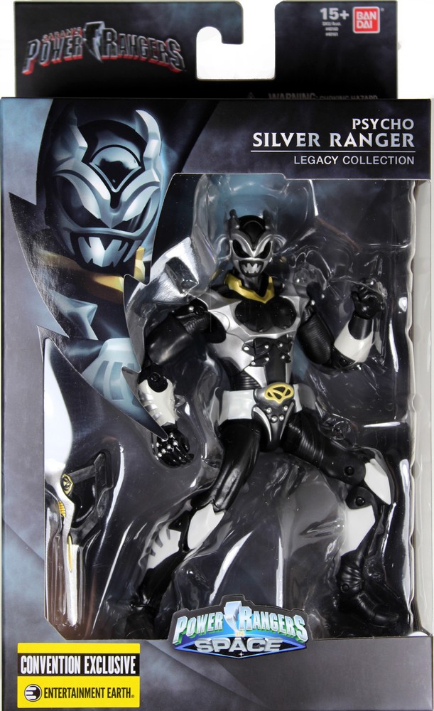 Power Rangers Space ~ PSYCHO SILVER RANGER LEGACY ACTION FIGURE ~ SDCC Exclusive