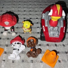 Paw Patrol Toys Figures Dogs Car Fire Men Lot Action