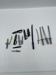 gi joe 12 inch sword and knife lot