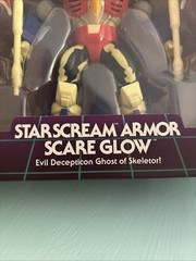 Masters of the Universe X Transformers Starscream Armor Scare Glow SEALED MISB