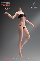 YM508 1/6 Female Pale Mid Breast Flexible Jointed Body&Details For 12”Figure