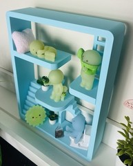 Loft Apartment Display For Smiski, Sonny Angel | Shelf, Desk | 6 Colors Options