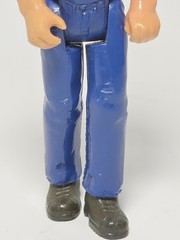 Vtg Tonka Adventure People Construction Worker Blue Shirt & Pants Figure (T2)