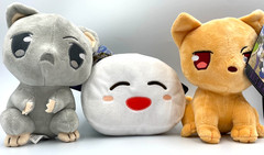 Set of 3 Plush Toys Fruits Basket Crunchyroll Tohru Yuki Kyo 7 inch Rat Cat New