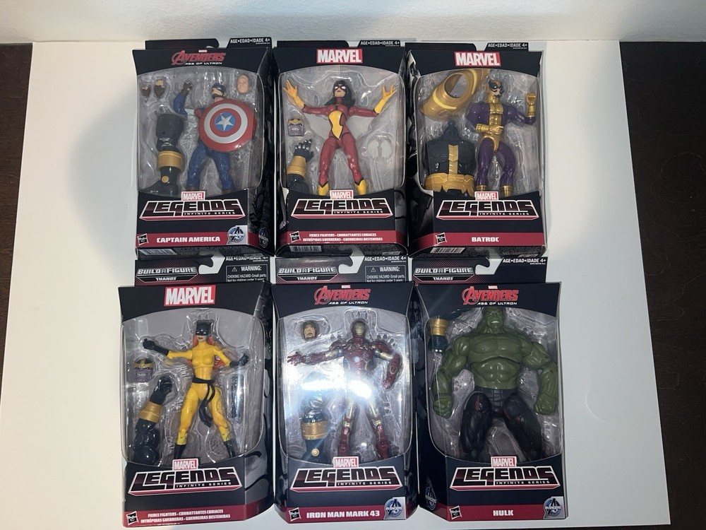 Marvel Legends Infinite Series, Thanos BAF Complete Set Sealed See Pics! Nice!