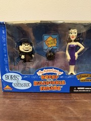 Rocky & Bullwinkle – Boris & Natasha Exclusive Premiere 1998 Action Figures NIB