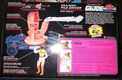 NEW FACTORY SEALED BOX G IJOE NINJA RAIDER PILE DRIVER WITH T’Gin-zu MISB L@@K