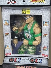 WWE x Street Fighter Elite Collection John Cena (as Guile) Action Figure