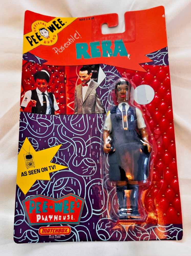REBA figure Vintage 1988 Pee-Wee Herman Pee-wee’s Playhouse NEW in BOX