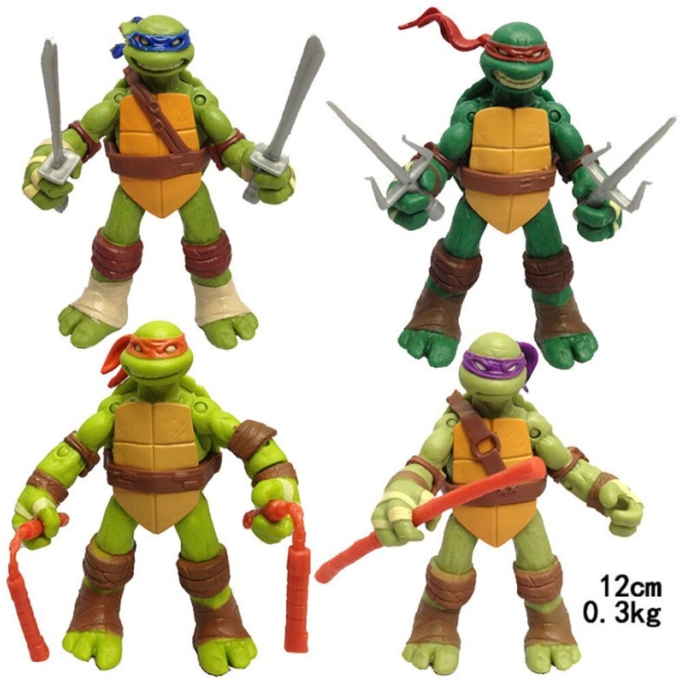 Teenage Mutant Ninja Turtles Classic Collection Tmnt Set of 4 Action Figures Toy