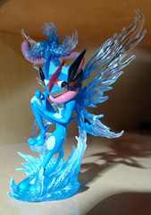 Ash Greninja Style Figure 12cm Blue Ninja Frog PVC Action Figurine Model Toy