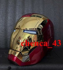 New in US!!! Autoking Iron Man MK5 Helmet Red+Gold Mask Cosplay Prop 1PC/2PC/3PC