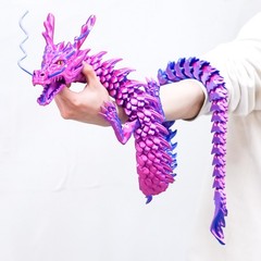47.5inch 3D Printed dragon Model,Articulated Animals figure,Toys Home Decor