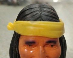 1960’s-70’s Marx Johnny West Geronimo Yellow Headband Good Cond Age Staining #6