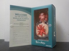 G508 Rick And Morty Full Size Plumbus in original box w/ owners manual & stand