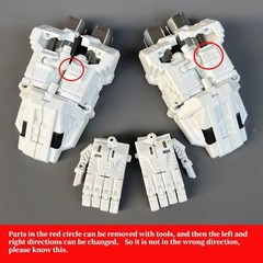 Hand Foot Upgrade Kit For IDW Combiner Wars Classic Menasor Superion Bruticus
