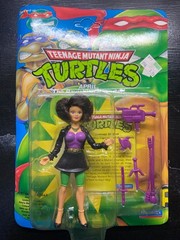 🔥 TMNT April O’Neil Bundle – 4 Sealed Vintage Figures (Blue Stripe Variant) 🔥