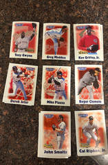 SOUGHT AFTER 2000 MLB Baseball Break Bulk Auctions Starting Lineup Cards