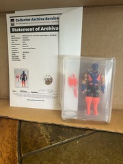 GI Joe VINTAGE 1993 NINJA FORCE RED NINJA BATTLE AX DRIVER CAS 85+ 🔥🔥