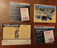 Vintage G.I. Joe yearly toy catalogs 1982-85 books and coloring book. Big lot
