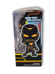 New Sealed Marvel DISNEY D23 EXPO 2019 HOT TOYS COSBABY IRON MAN NEON TECH 2.0
